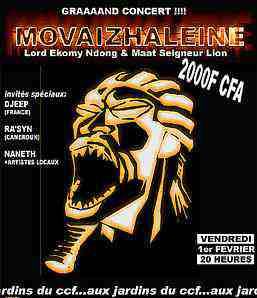 L'affiche du koncert!